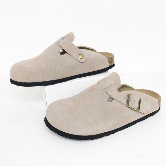 Guoluofei tan Suede mules - Picture 11 of 11
